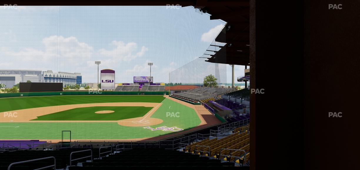 Alex Box Stadium - Section Wc 214 Seat View