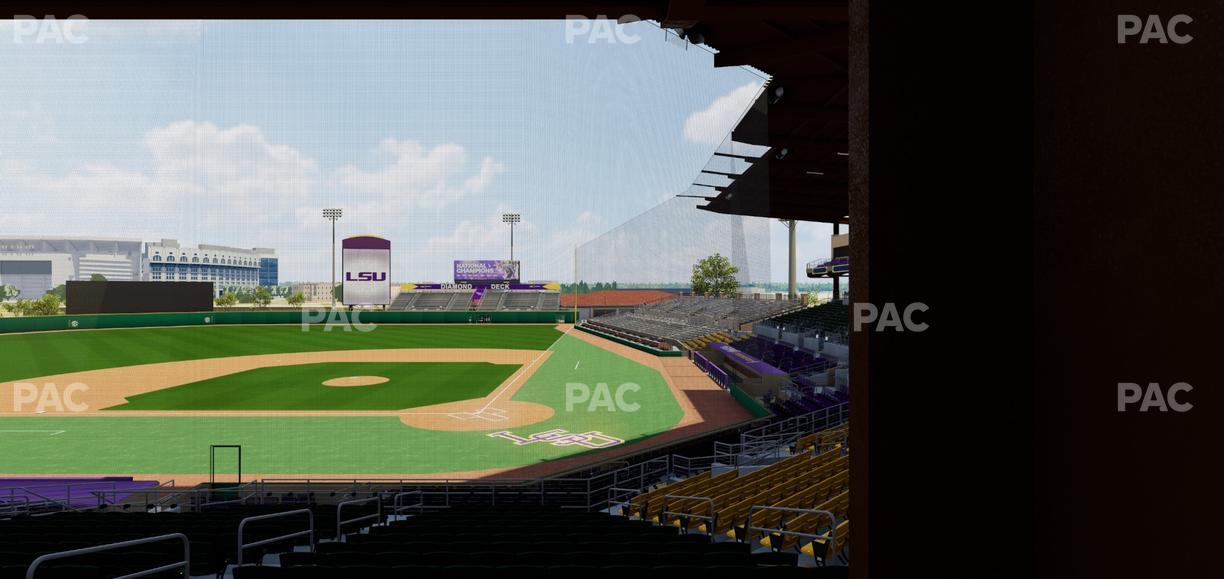 Alex Box Stadium - Section Wc 214 Seat View