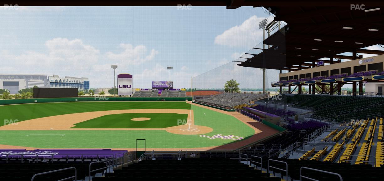 Alex Box Stadium - Section Wc 215 Seat View