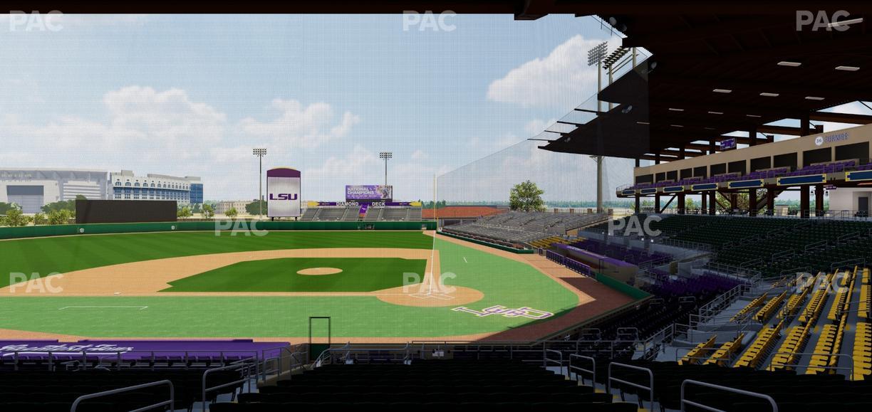 Alex Box Stadium - Section Wc 215 Seat View