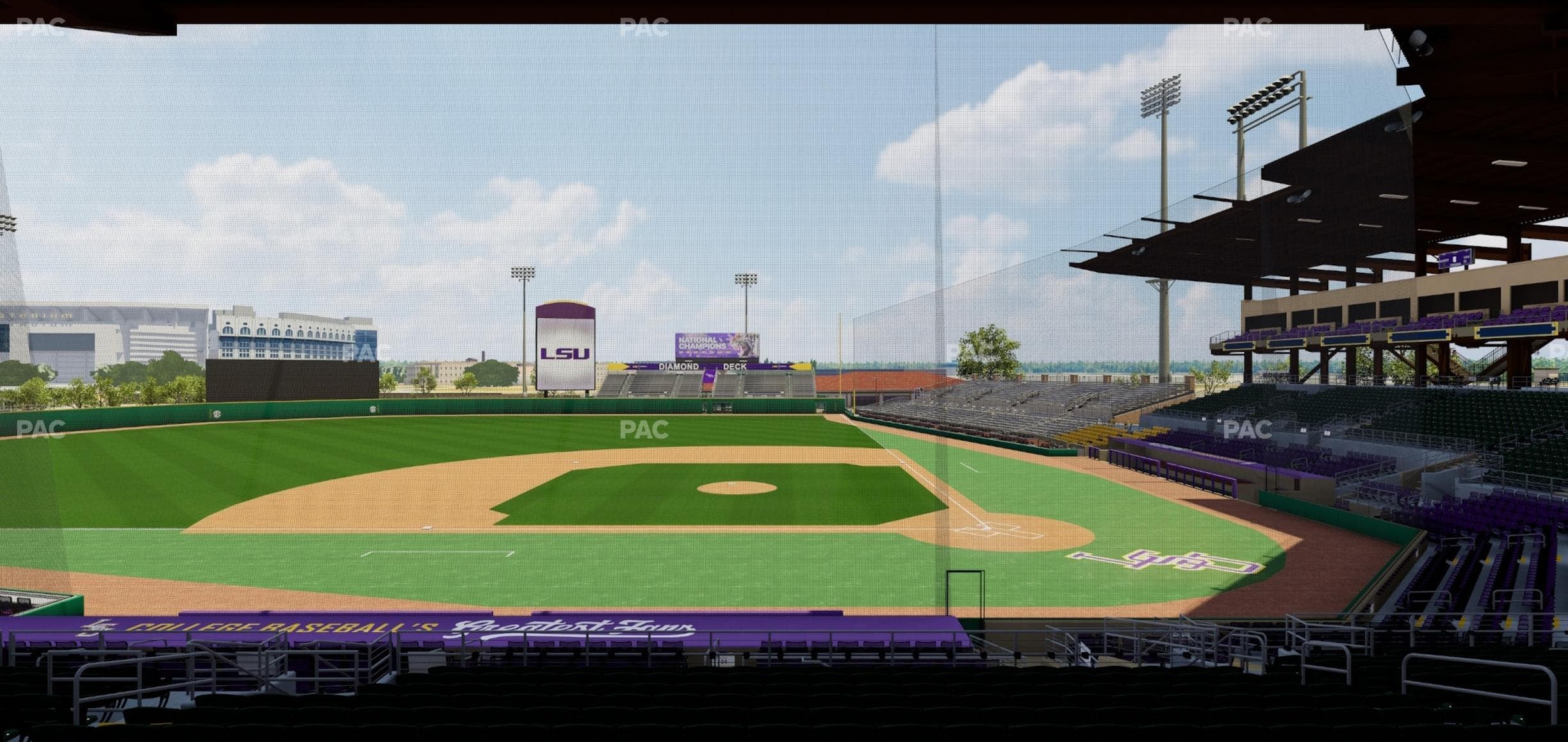 Alex Box Stadium - Section Wc 216 Seat View