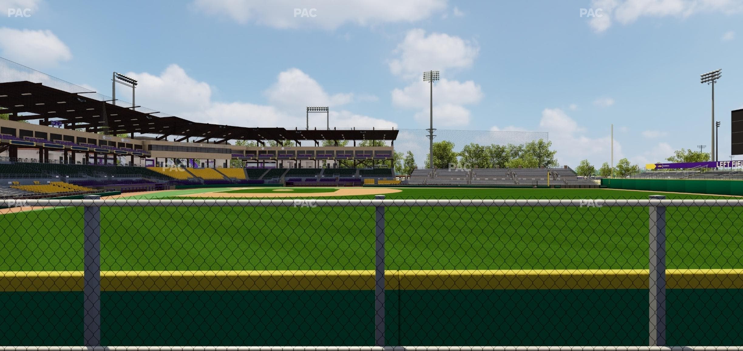 Alex Box Stadium - Section Wc 96 Seat View