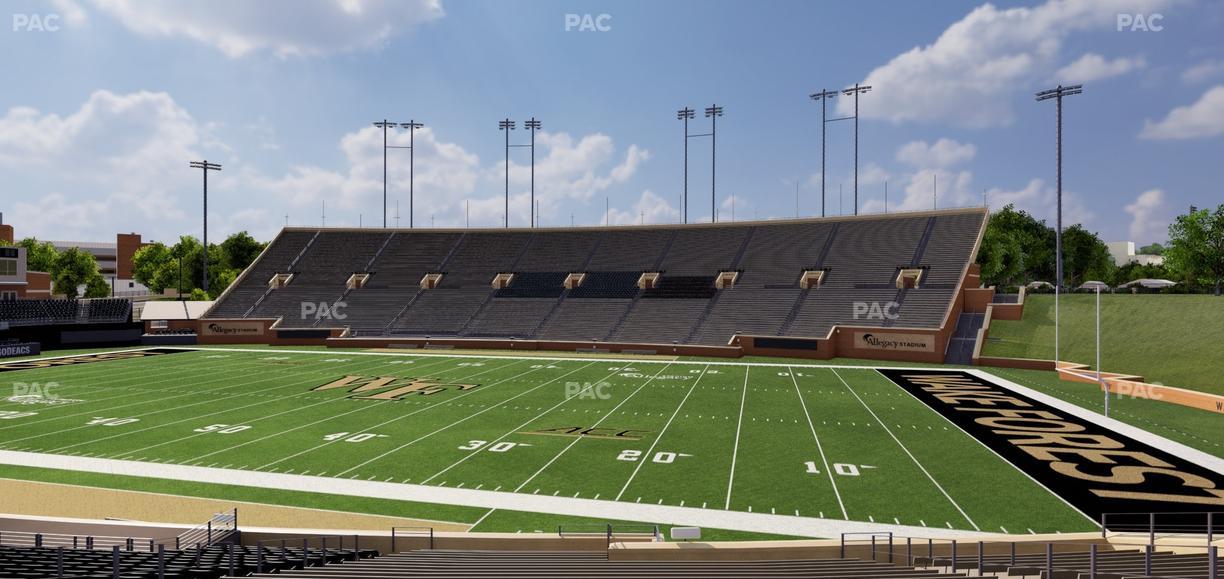 Allegacy Federal Credit Union Stadium - Section 8 Seat View