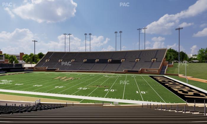 Allegacy Federal Credit Union Stadium - Section 8 Seat View