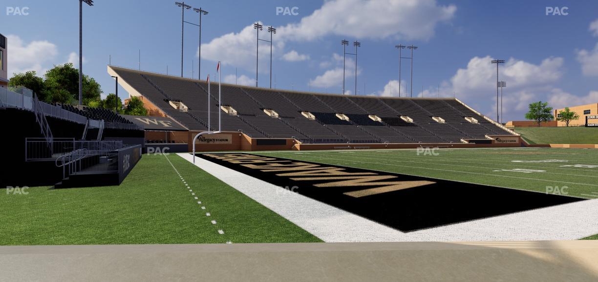 Allegacy Federal Credit Union Stadium - Section East Field Suite Seat View