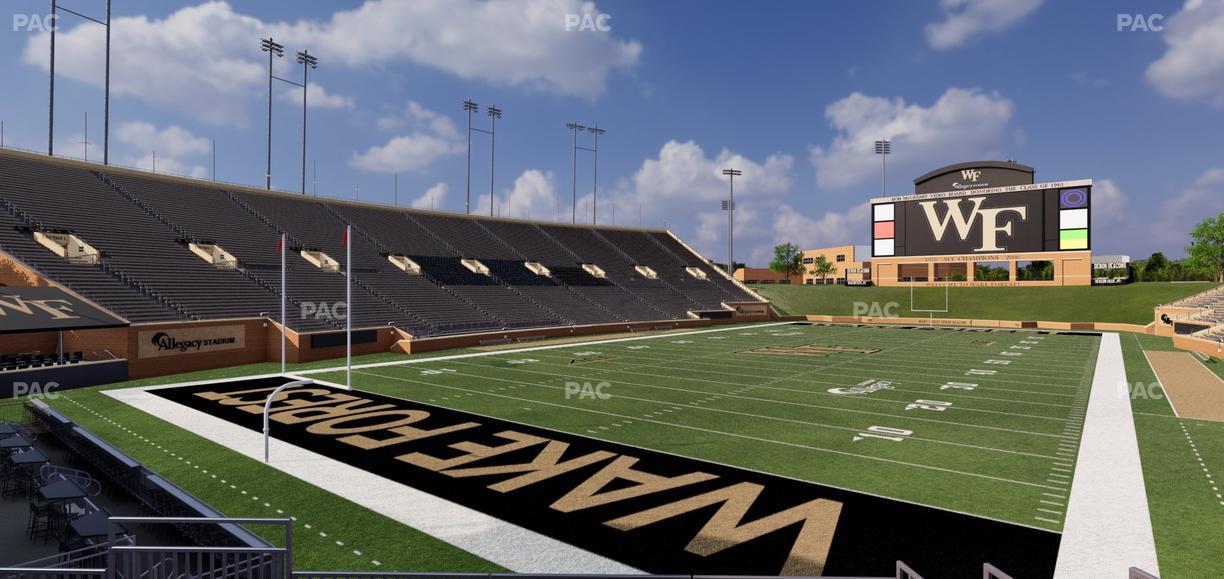 Allegacy Federal Credit Union Stadium - Section Touchdown Club 1 Seat View