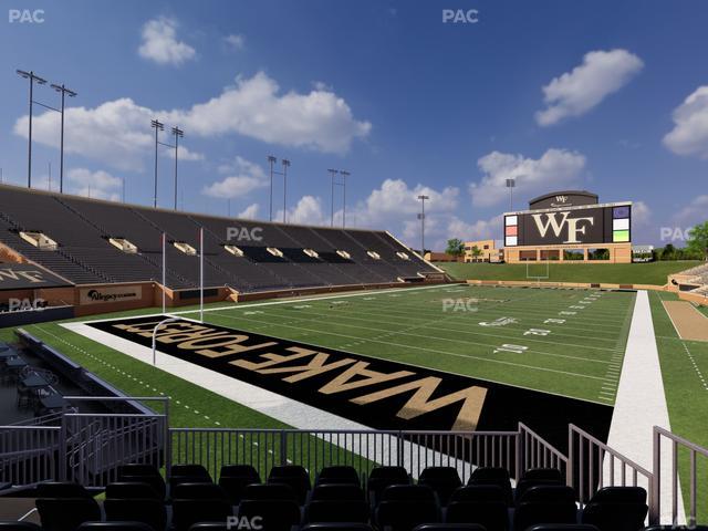 Allegacy Federal Credit Union Stadium - Section Touchdown Club 1 Seat View