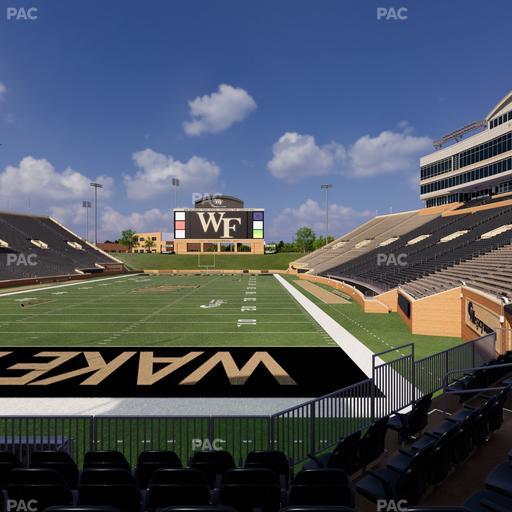 Allegacy Federal Credit Union Stadium - Section Touchdown Club 2 Seat View