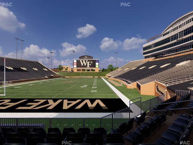 Allegacy Federal Credit Union Stadium - Section Touchdown Club 2 Seat View