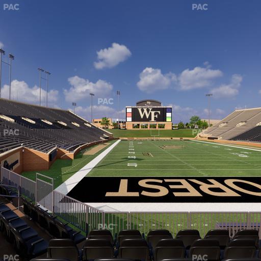 Allegacy Federal Credit Union Stadium - Section Touchdown Club 5 Seat View