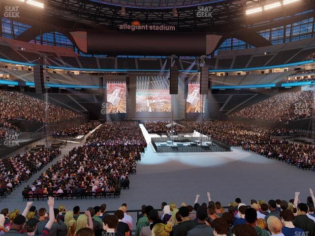 Allegiant Stadium - Section 102 Seat View