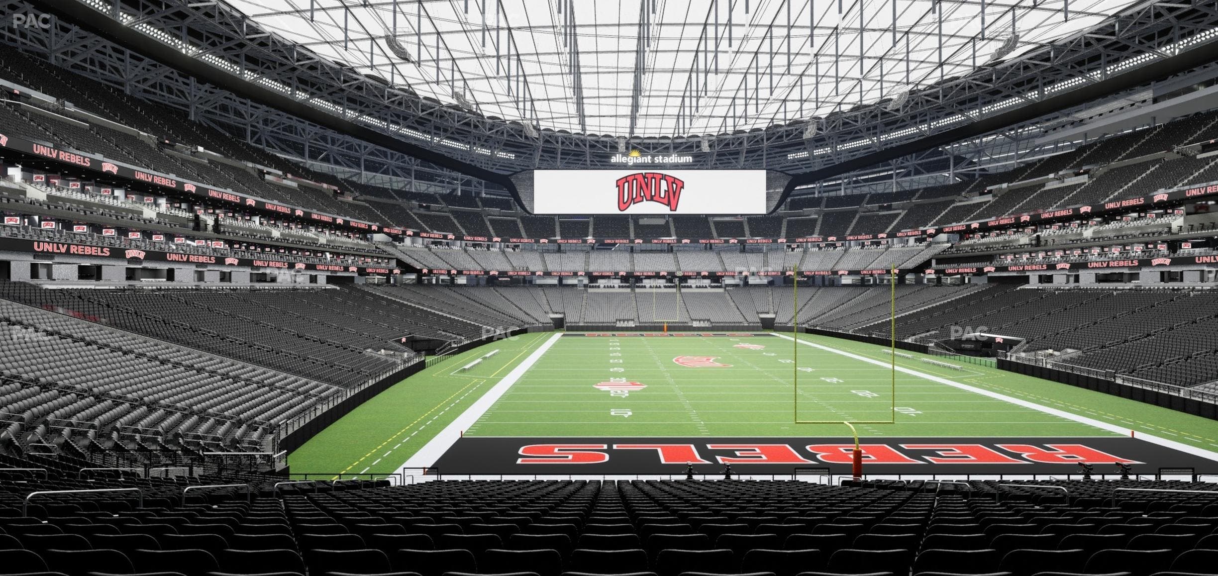 Allegiant Stadium - Section 102 Seat View