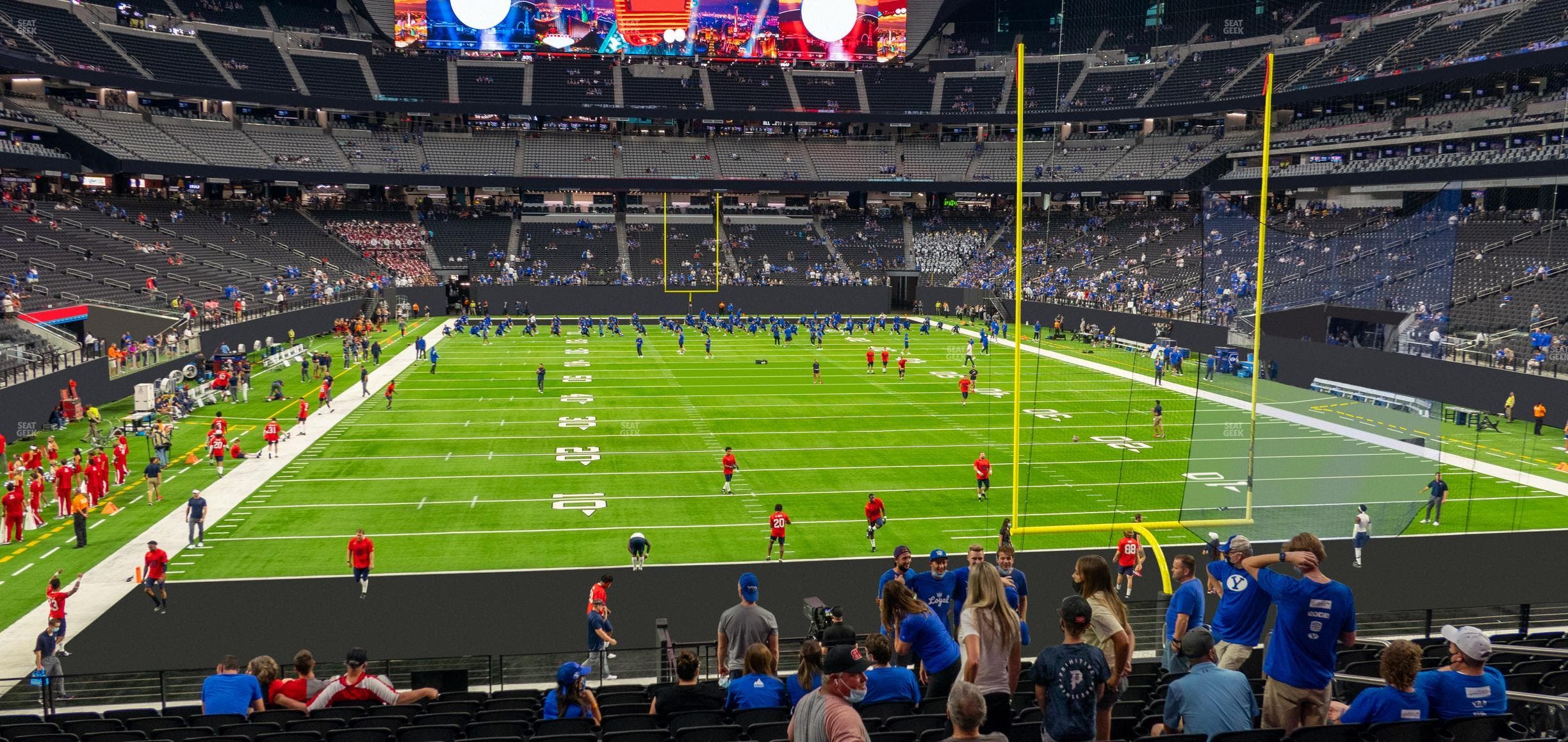 Allegiant Stadium - Section 102 Seat View