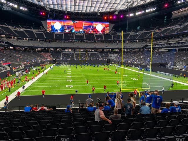 Allegiant Stadium - Section 102 Seat View