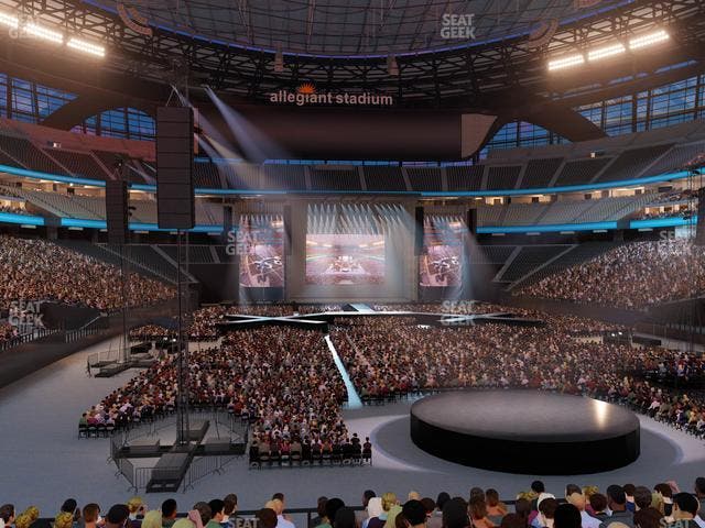 Allegiant Stadium - Section 102 Seat View