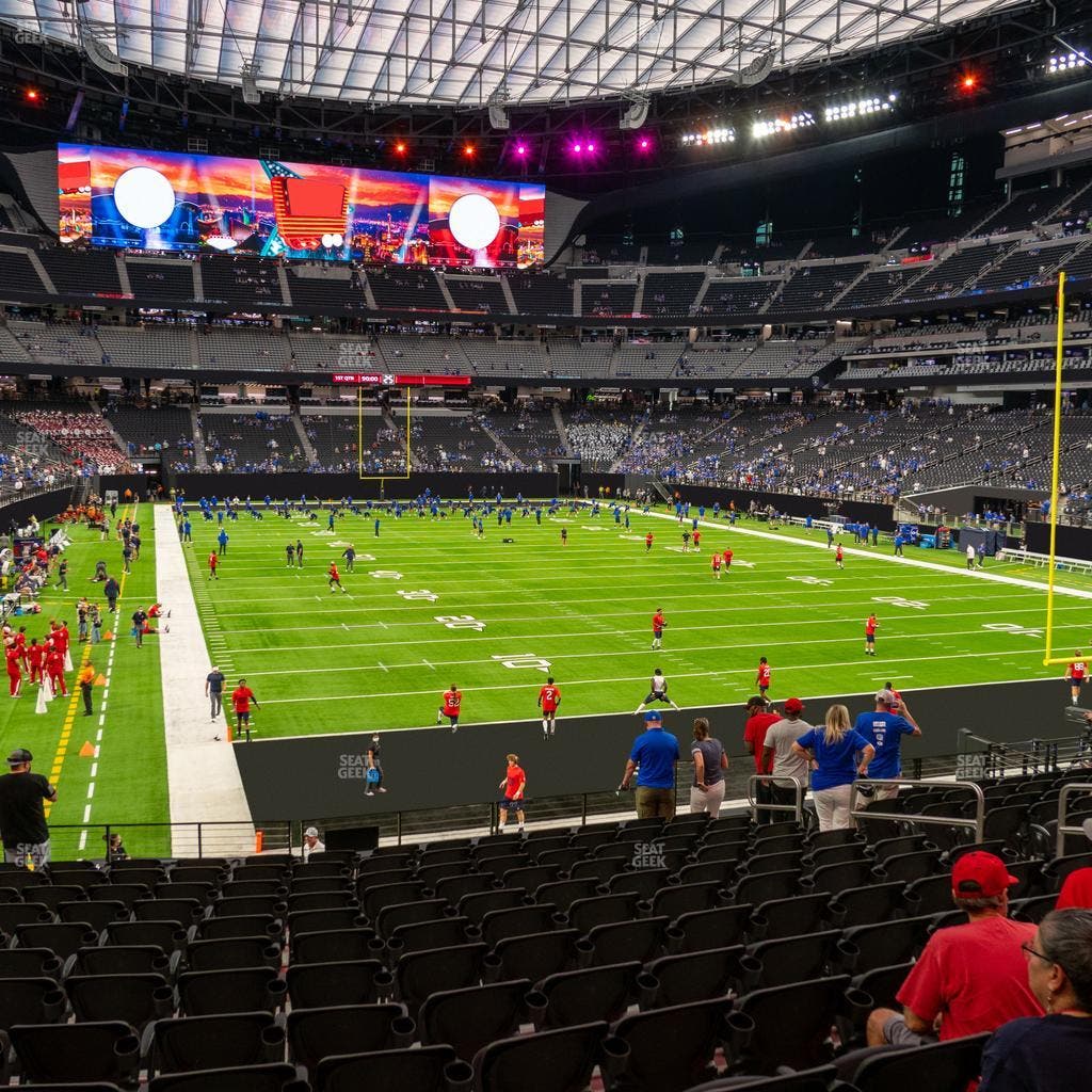 Allegiant Stadium - Section 103 Seat View