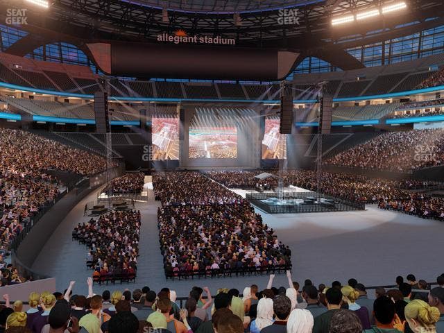 Allegiant Stadium - Section 103 Seat View