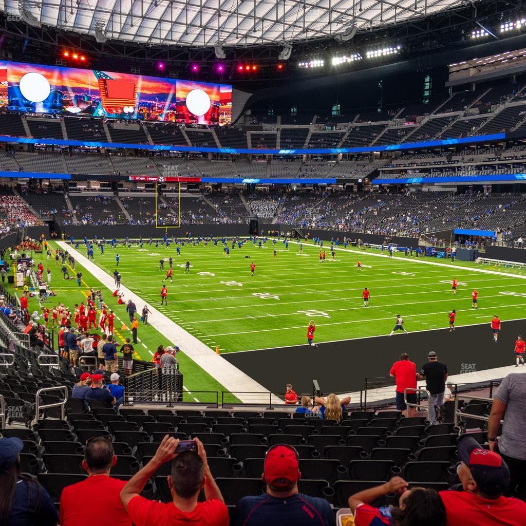 Allegiant Stadium - Section 104 Seat View