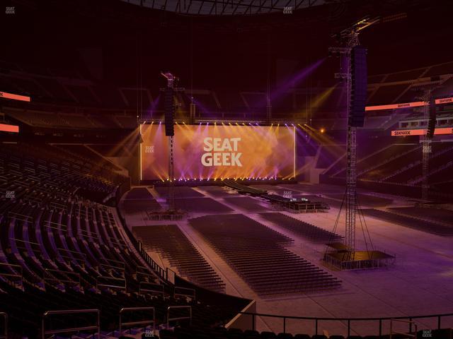 Allegiant Stadium - Section 104 Seat View