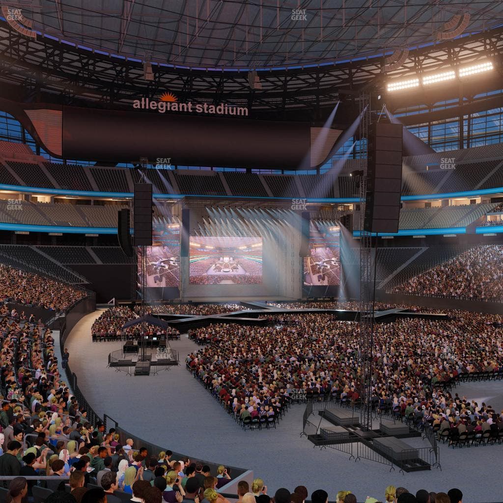 Allegiant Stadium - Section 104 Seat View