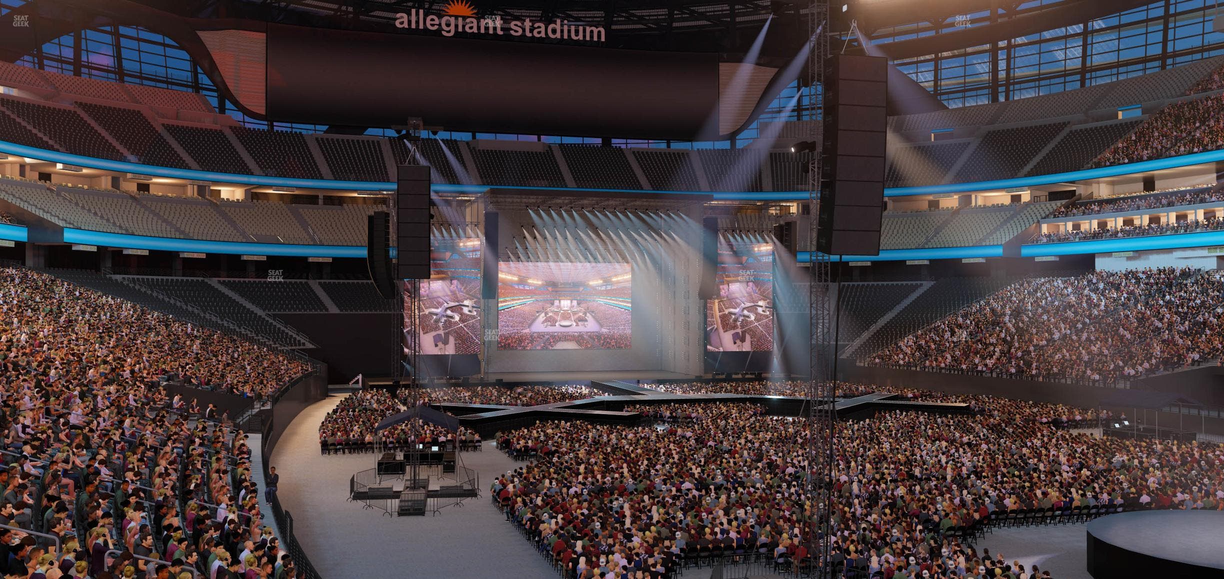 Allegiant Stadium - Section 104 Seat View