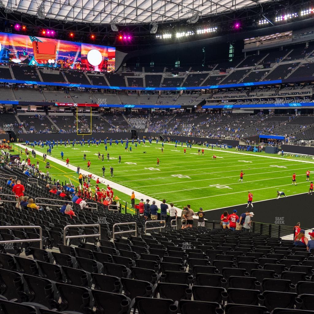 Allegiant Stadium - Section 105 Seat View
