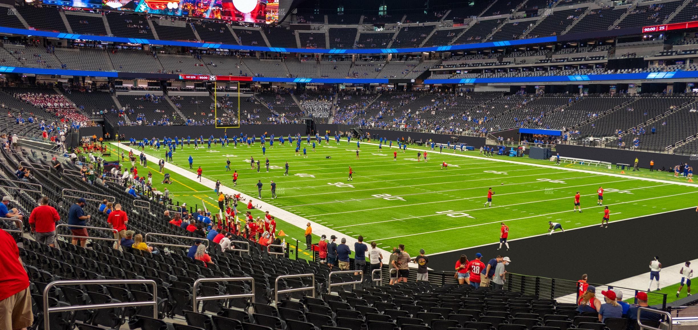 Allegiant Stadium - Section 105 Seat View