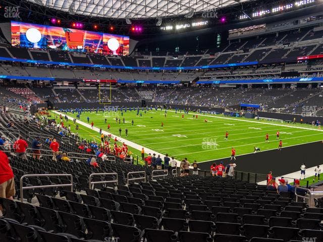 Allegiant Stadium - Section 105 Seat View