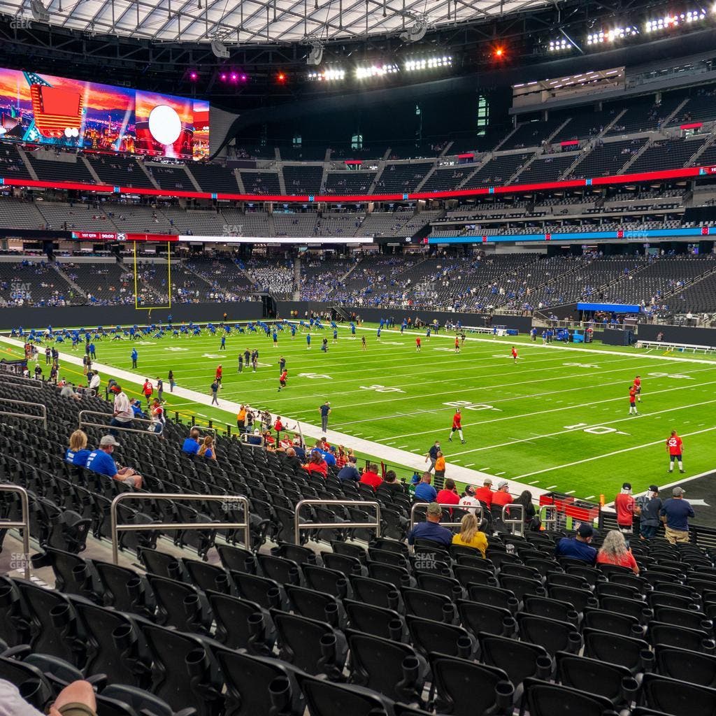 Allegiant Stadium - Section 106 Seat View