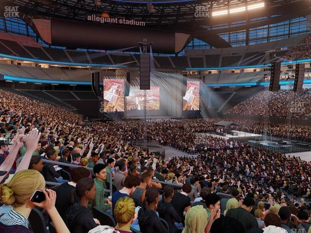 Allegiant Stadium - Section 106 Seat View