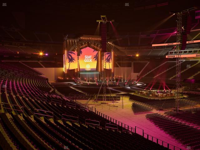 Allegiant Stadium - Section 106 Seat View