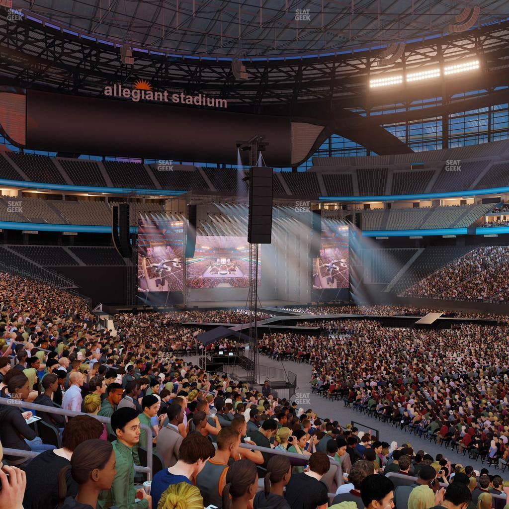 Allegiant Stadium - Section 106 Seat View