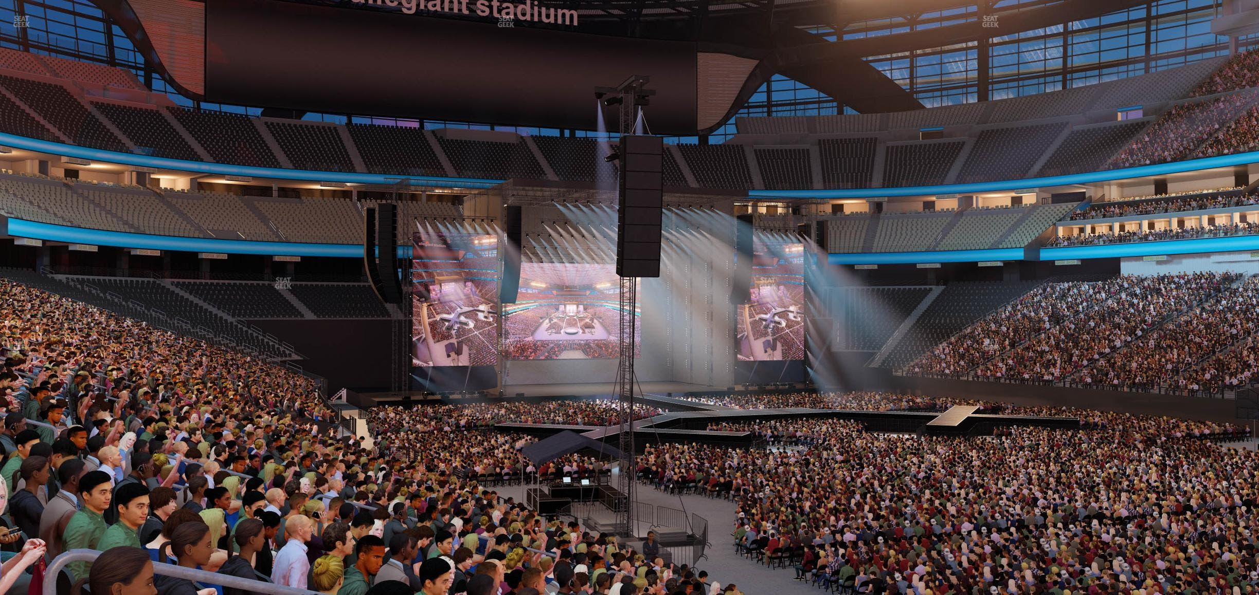 Allegiant Stadium - Section 106 Seat View