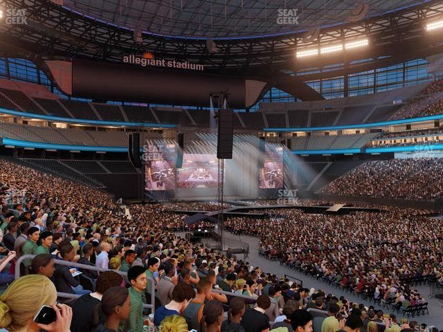 Allegiant Stadium - Section 106 Seat View