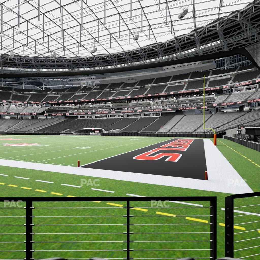 Allegiant Stadium - Section 106 Seat View