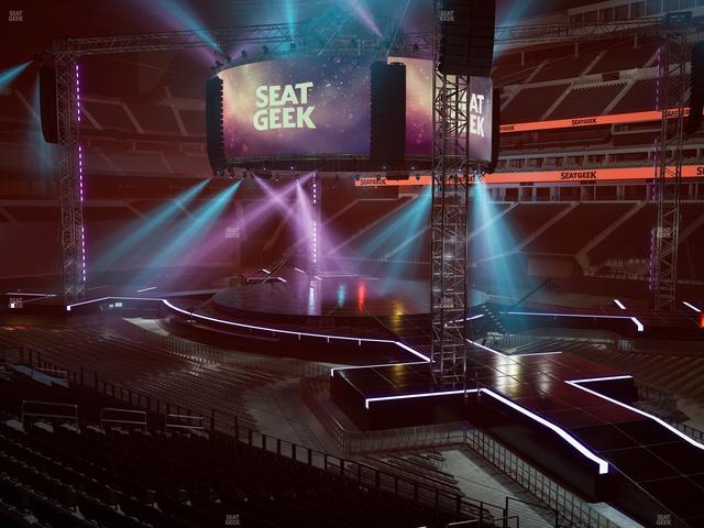 Allegiant Stadium - Section 107 Seat View