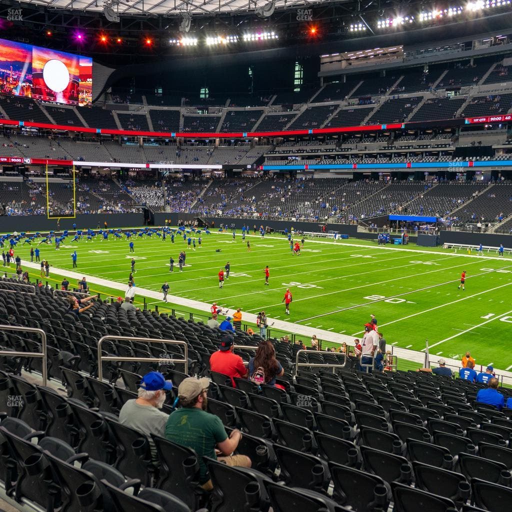 Allegiant Stadium - Section 107 Seat View