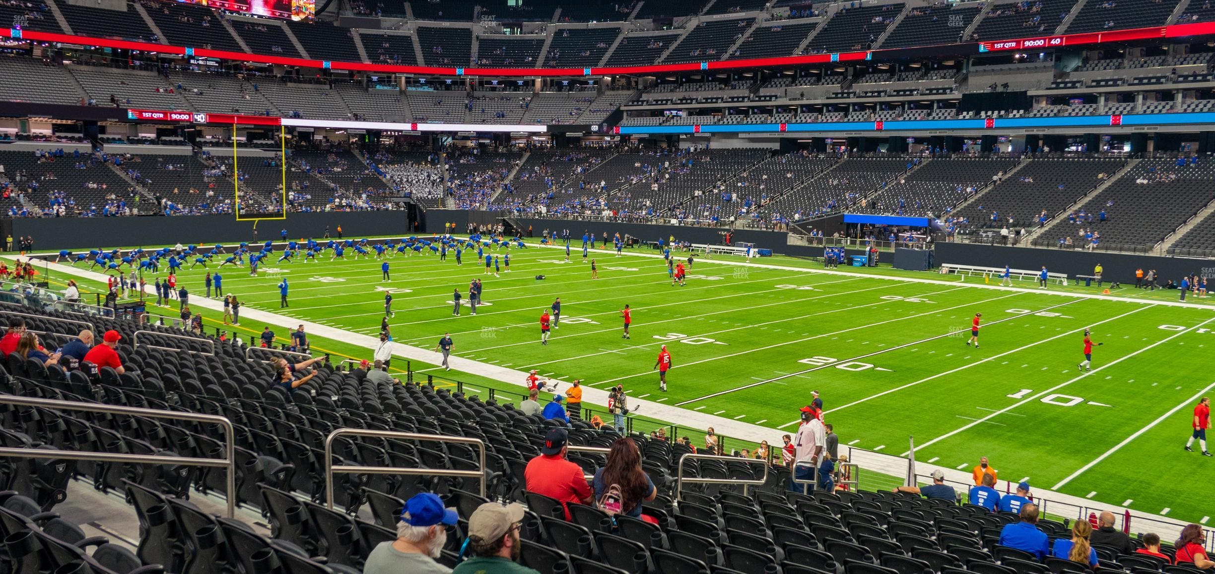 Allegiant Stadium - Section 107 Seat View