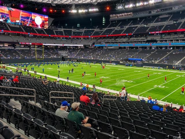 Allegiant Stadium - Section 107 Seat View