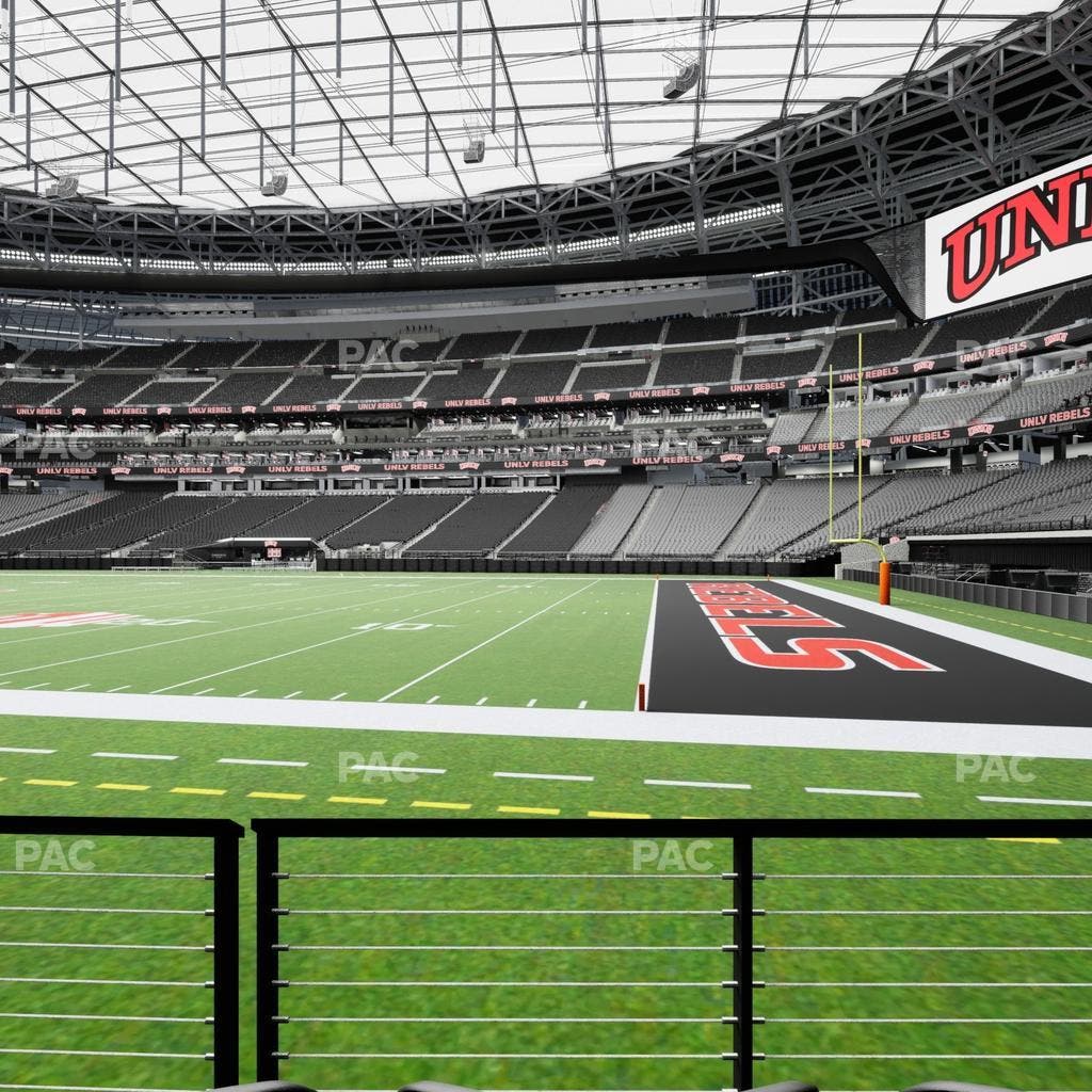 Allegiant Stadium - Section 107 Seat View