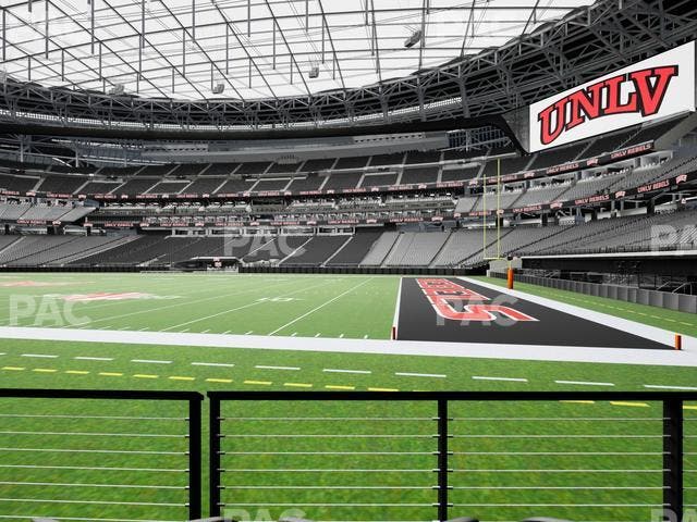 Allegiant Stadium - Section 107 Seat View