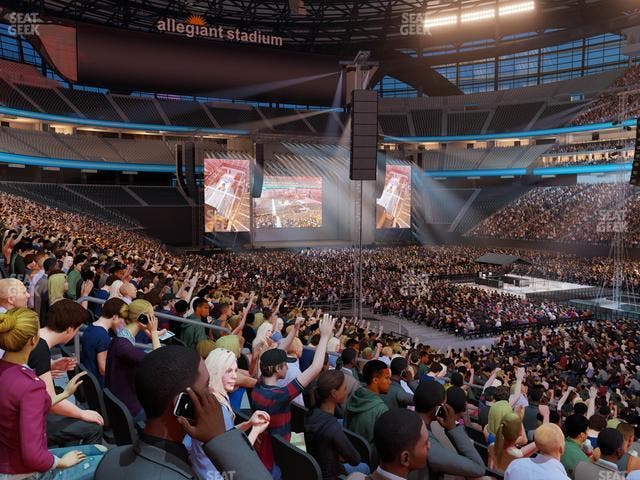 Allegiant Stadium - Section 107 Seat View