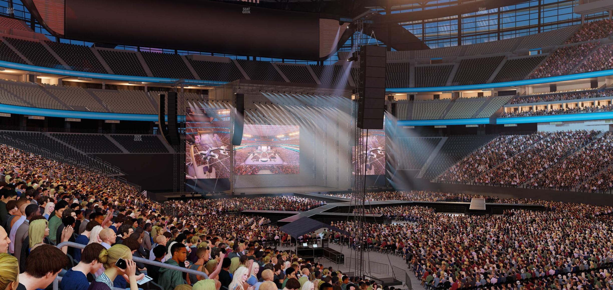 Allegiant Stadium - Section 107 Seat View