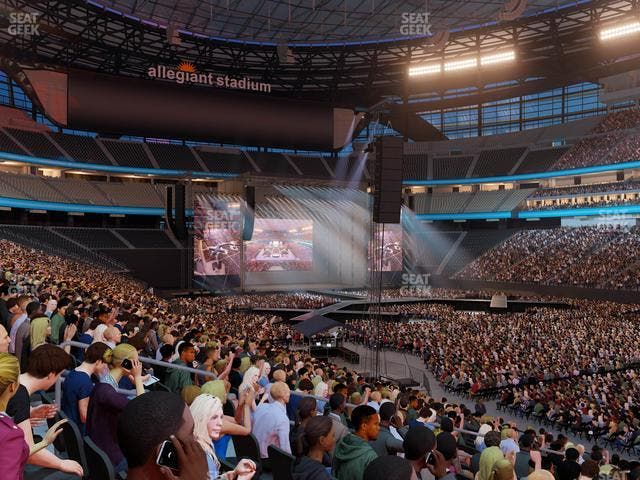 Allegiant Stadium - Section 107 Seat View