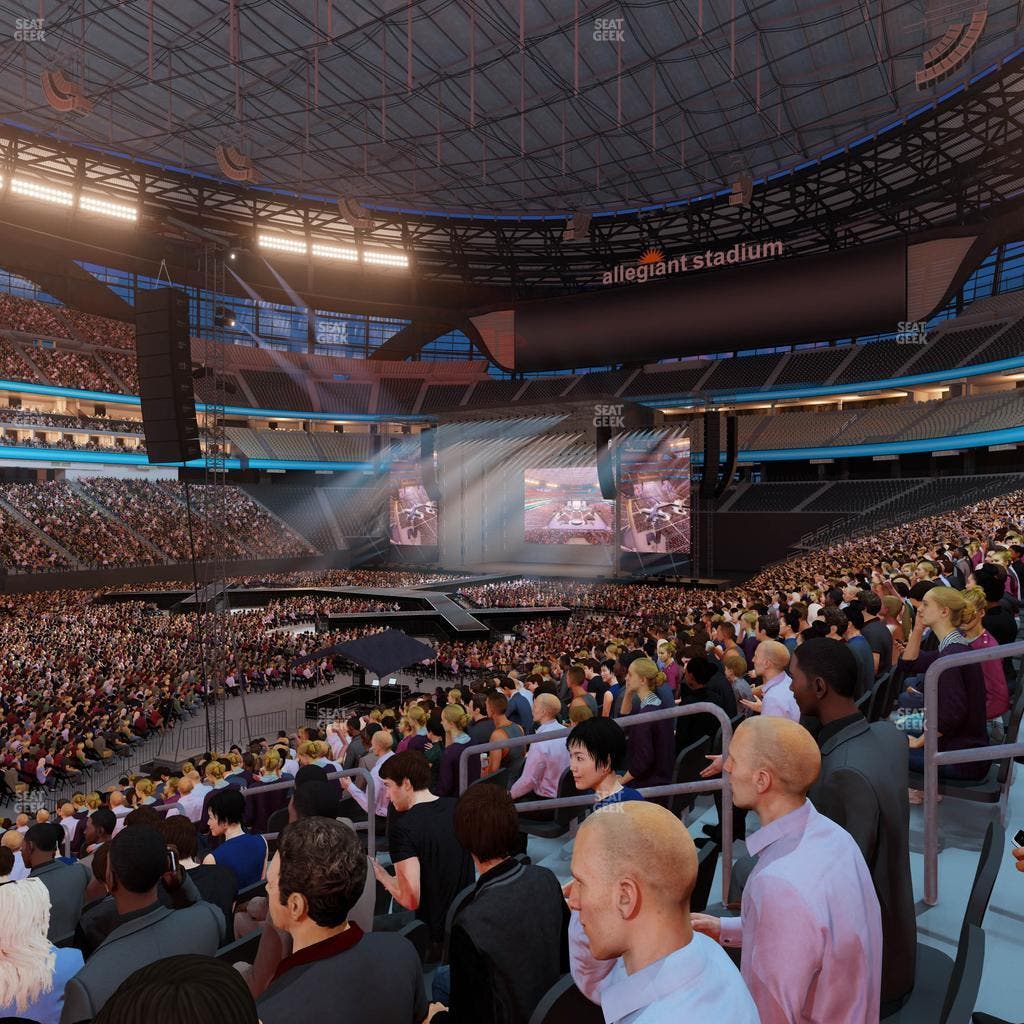 Allegiant Stadium - Section 108 Seat View