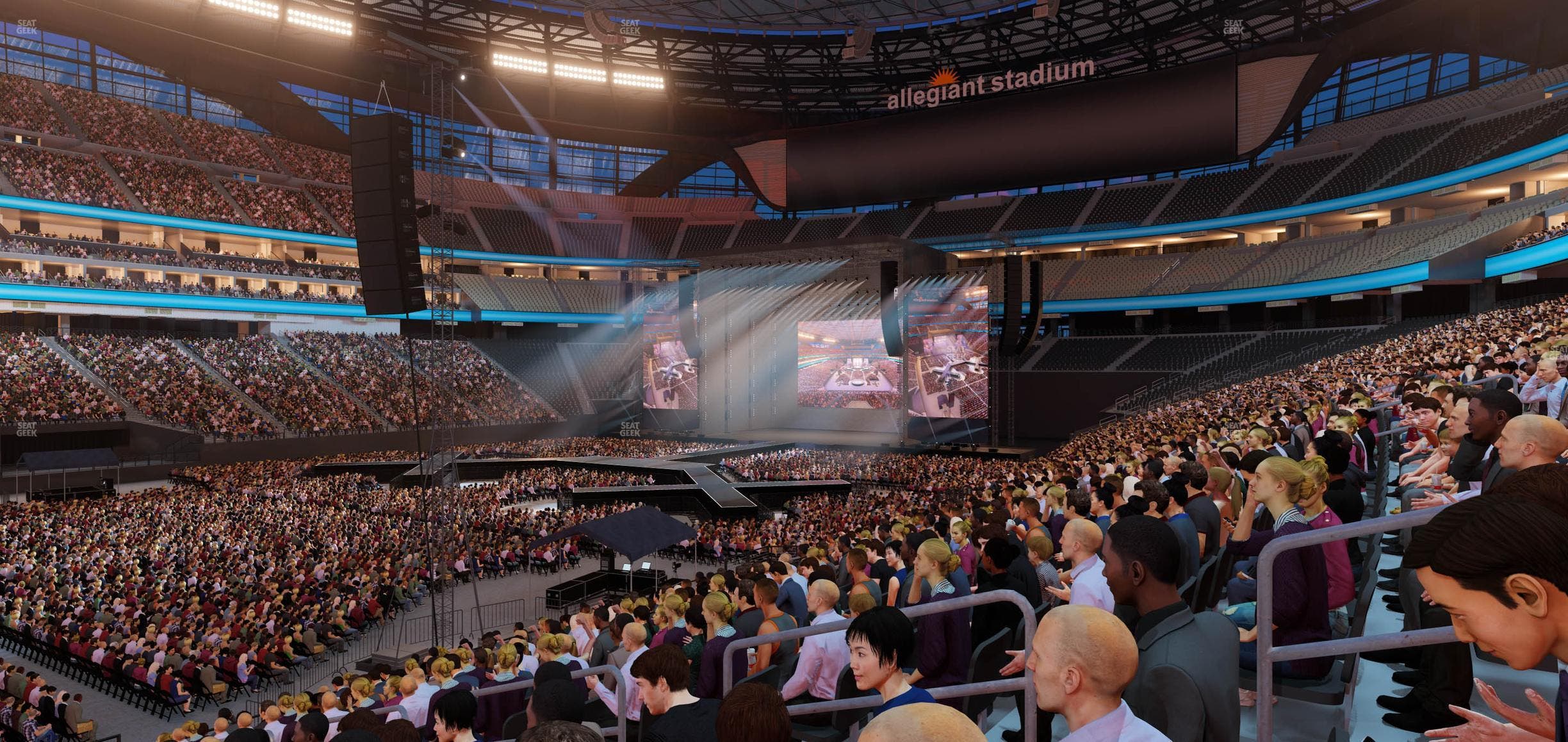 Allegiant Stadium - Section 108 Seat View