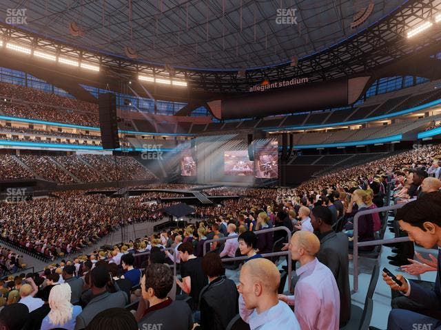 Allegiant Stadium - Section 108 Seat View