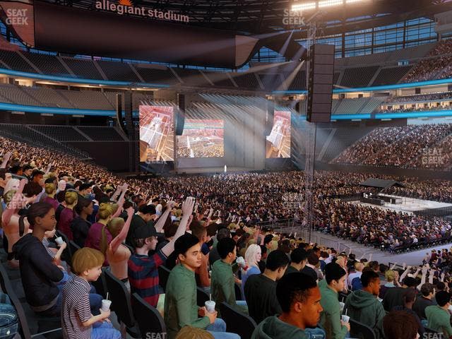 Allegiant Stadium - Section 108 Seat View