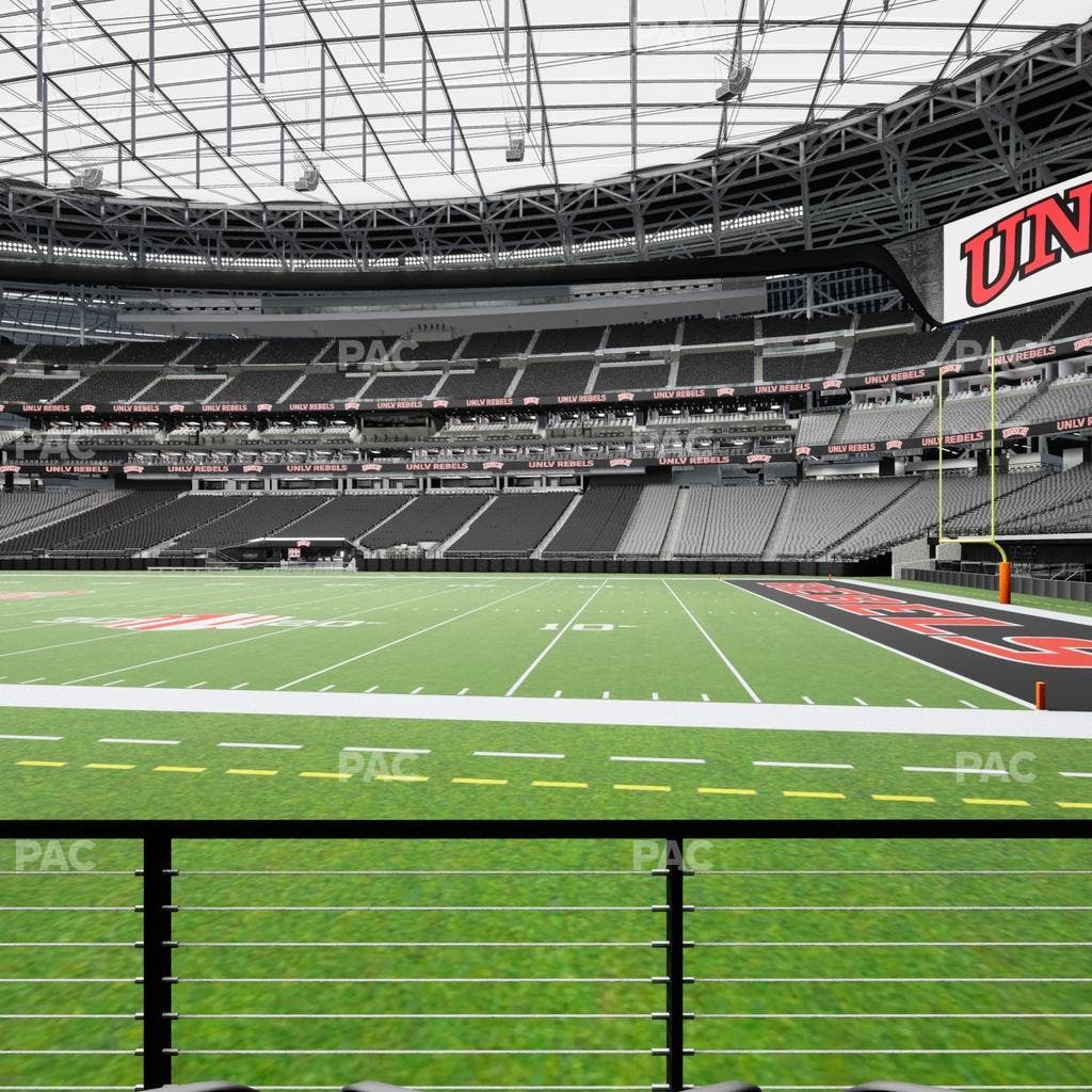Allegiant Stadium - Section 108 Seat View