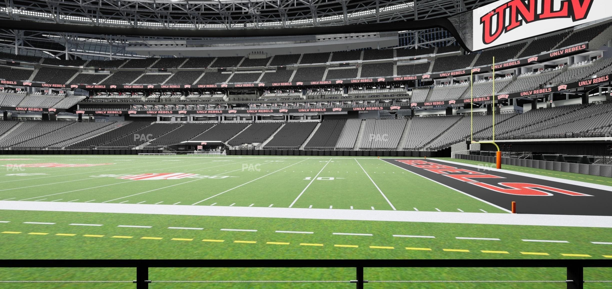 Allegiant Stadium - Section 108 Seat View